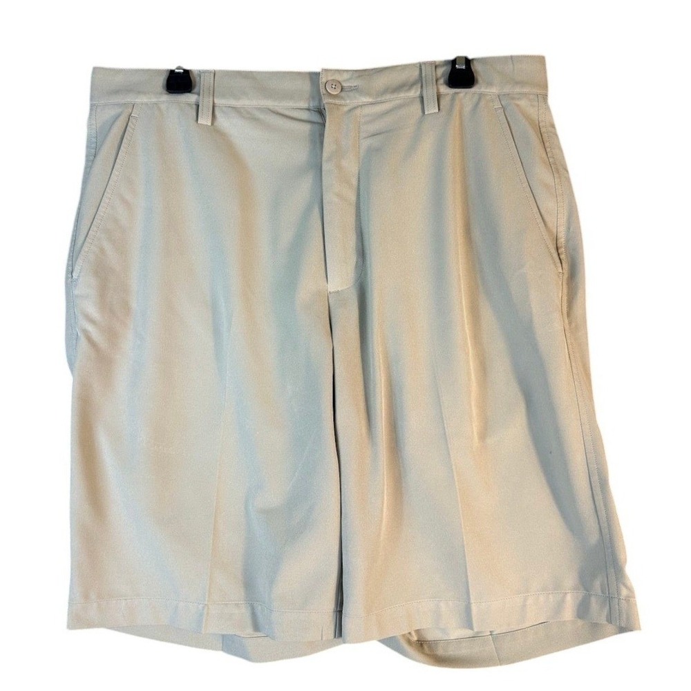 FootJoy Golf Shorts Men W34 Khaki Performance Stretch Athletic Casual FJ